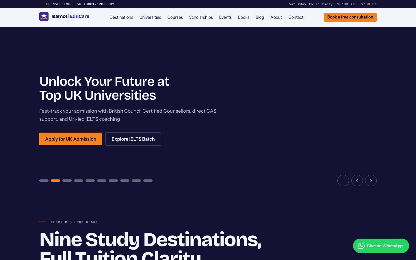 Isamoti EduCare — Study Abroad Consultancy